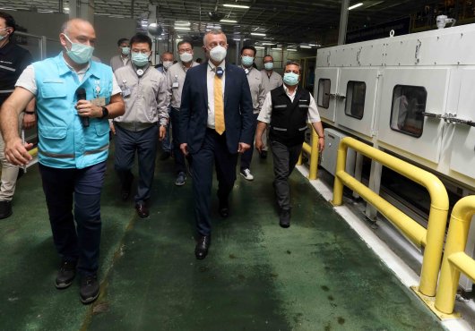 BAŞKAN  BÜYÜKAKIN'DAN  HYUNDAİ'E TEBRİK ZİYARETİ