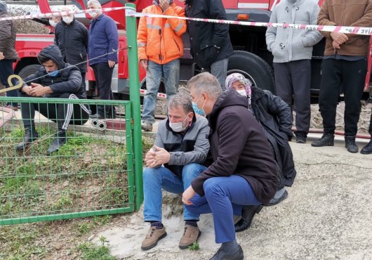 GÖLCÜK'TE Kİ YANGINDAN ACI HABER ŞÜKRİYE NİNE KURTARILAMADI