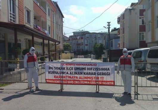 KÖRFEZ'DE KARANTİNA