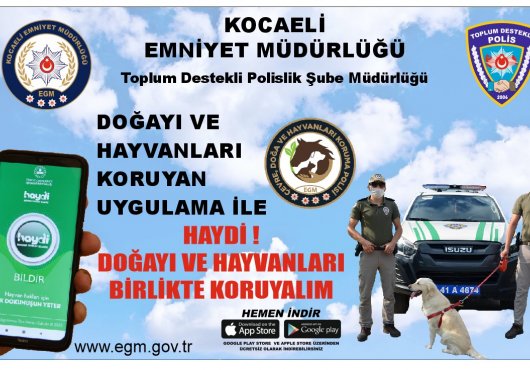 ÇEVRE VE  HAYVANLAR İÇİN HAYDİ