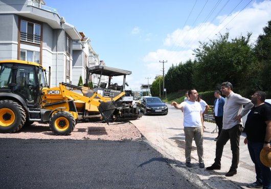 KARTEPE’DE İKİ MAHALLE BAĞLANTI YOLU YAPILDI