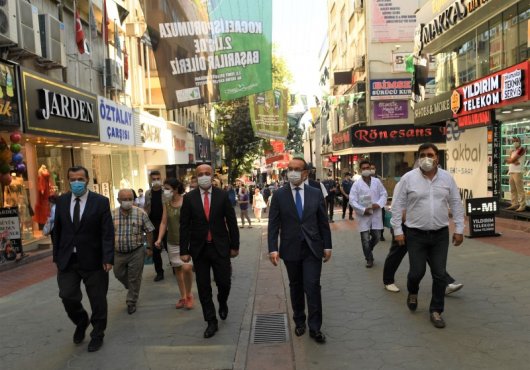 VALİ YAVUZ, GÜN BOYU DENETİMLERE KATILDI VATANDAŞLARI UYARDI