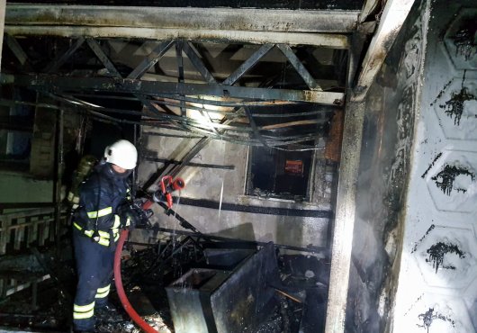 YANGINDA HASAR GÖREN  BAHTİYAR CAMİSİ'Nİ BÜYÜKŞEHİR ONARIYOR