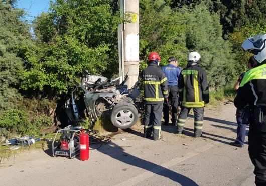 KARTEPE'DE FECİ KAZA 1 ÖLÜ 1 YARALI