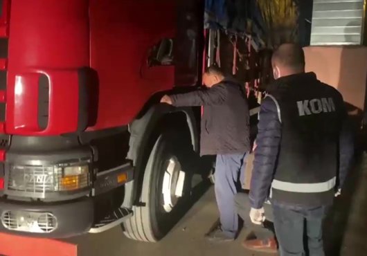  6 milyon gümrük kaçağı makaron elegeçirildi