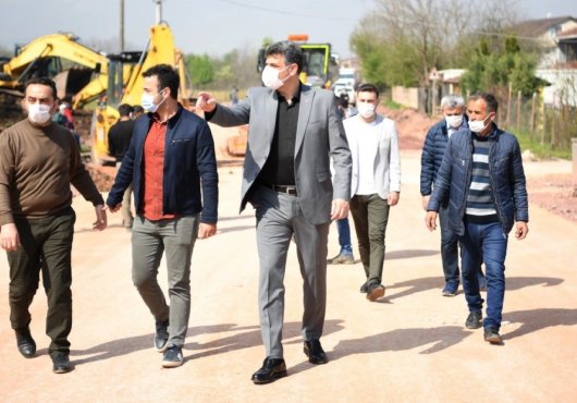 BAŞKAN MUSTAFA KOCAMAN EKİPLERİN BAŞINDA