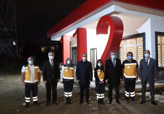 YENİ YILDA  GÖREVLERİ BAŞINDA OLANLARA ANLAMLI ZİYARET