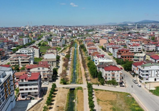    Darıca Sırasöğütler Deresi yeni bir yaşam alanına dönüşüyor