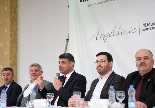 KOCAMAN KAHVECİ ESNAFI İLE BİR ARAYA GELDİ