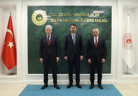 BAŞKAN BÜYÜKAKIN, BAKAN KURUM İLE GÖRÜŞTÜ
