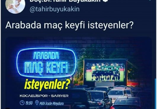 BÜYÜKŞEHİRDEN ARABADA MAÇ KEYFİ