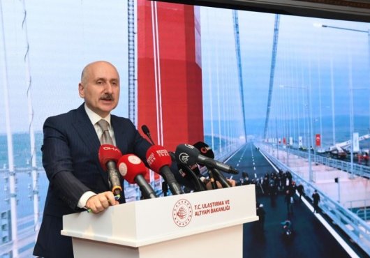 55.5 MİLYON ARAÇ OSMANGAZİ KÖPRÜSÜ İLE KÖRFEZİ 5 DAKİKADA GEÇTİ 