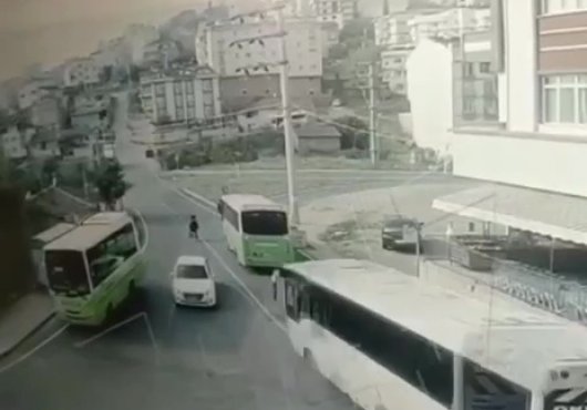 FECİ  KAZANIN HEMEN ÖNCESİNE AİT GÖRÜNTÜLER ORTAYA ÇIKTI