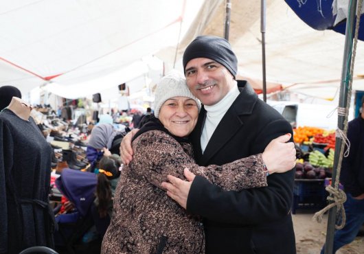 Başkan Söğüt’ten pazar ziyareti