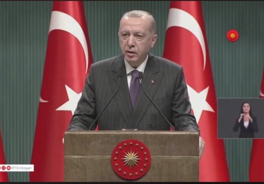 BAŞKAN ERDOĞAN AÇIKLADI YILBAŞINDA SOKAĞA ÇIKMA YASAĞI VAR