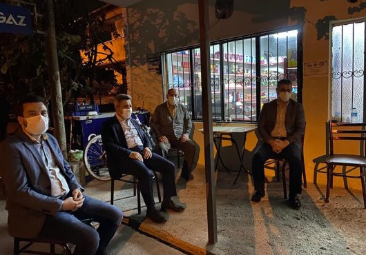 BAŞKAN TURAN GONCAAYDIN MAHALLESİNDEKİ HEMŞEHRİLERİNİ ZİYARET ETTİ 