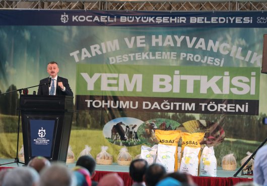 ÇİFTÇİYE  GÜBRE VE TOHUM DESTEĞİ