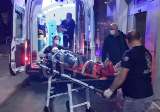 POLİSTEN KAÇARKEN DUVARDAN DÜŞTÜ