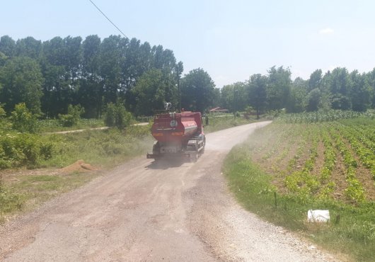 YEŞİLOVA'DA DEZENFEKSİYON