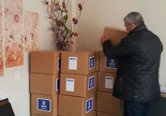 Büyükşehir’den muhtarlara kırtasiye yardımı
