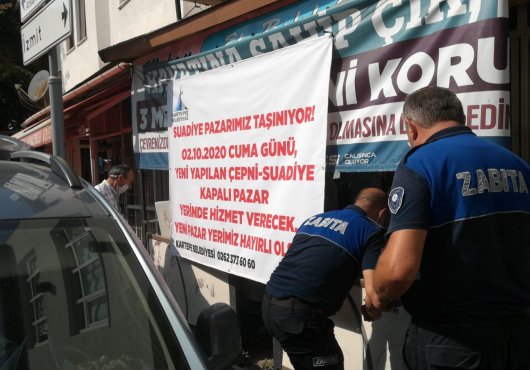 SUADİYE PAZARI YENİ KENT ÇARŞISINDA HİZMETE BAŞLIYOR