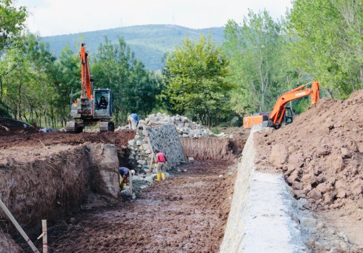 KOZ DERESİ'NDE ÇALIŞMALAR SÜRÜYOR