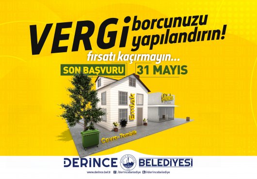 Derince Belediyesi’nden Yapılandırma Çağrısı