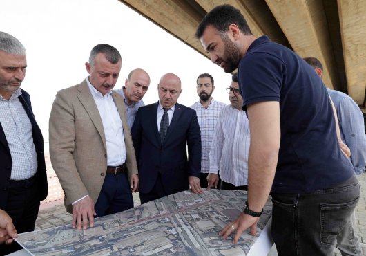  Büyükakın, Osmangazi köprüsünde inceleme yaptı