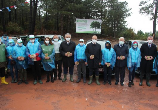 KOCAELİ'NDE  GELECEĞE 15 BİN  FİDAN DİKİLDİ