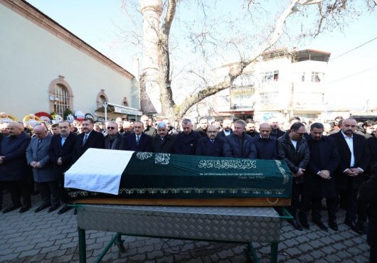 Büyükakın'ın kayınpederi Burhan Koca son yolculuğuna uğurlandı