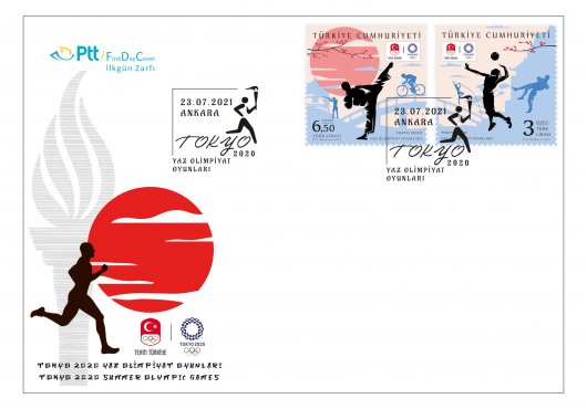 PTT'DEN TOKYO  2020 YAZ OLİMPİYATLARI OYUNLARI ANMA PULU