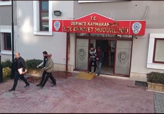 Aranan hükümlüler Derince'de yakalandı