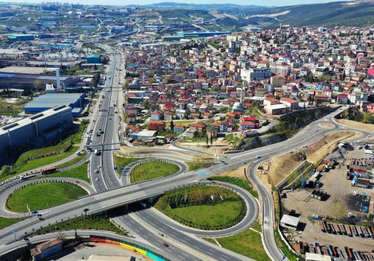 Dilovası Eynerce Kavşağı’nda çalışmalar tamamlandı