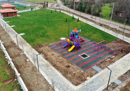 Kartepe Şevkatiye Parkı yapımı hızla sürüyor