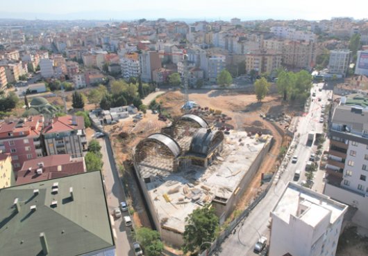 Kent meydanı camii şekilleniyor