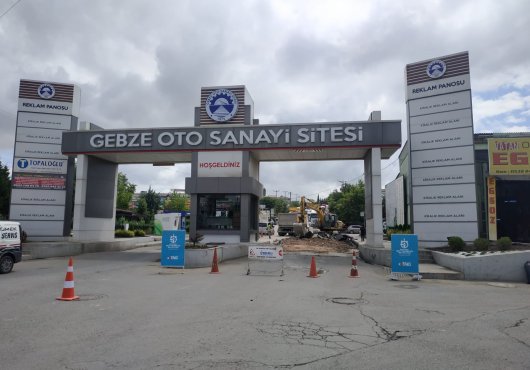 GEBZE OTO SANAYİ'NDE  ÜSTYAPI ÇALIŞMALARI DEVAM EDİYOR