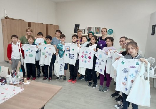 İZGİM Ulugazili minikleri atölye çalışmasında ağırladı