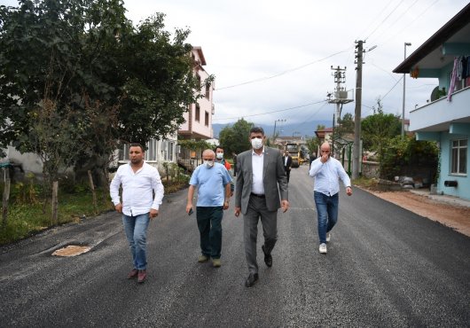 KARTEPE İBRİKDERE MAHALLESİ’NE ASFALT SERİLDİ