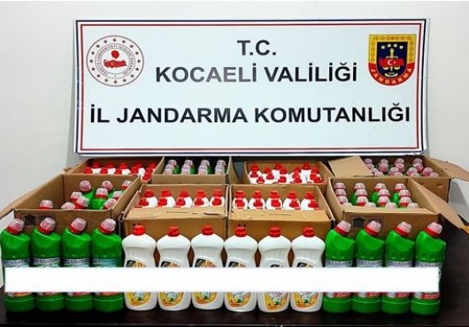 Sahte deterjan üretim tesisine  jandarma baskını