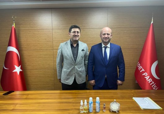 KOTO BAŞKAN ADAYI BIYIKLI’DAN, SAADET PARTİSİ  İL BAŞKANI  MUTLU’YA ZİYARET