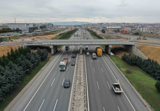 GEBZE  KÖPRÜ BAĞLANTISI 12 GÜNDE TAMAMLANDI