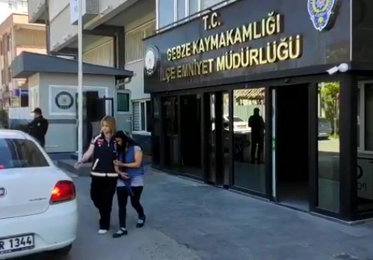Eve giren kadın hırsız yakalanarak gözaltına alındı