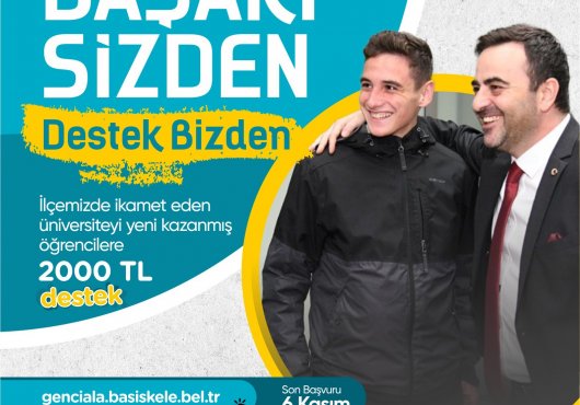 Başiskele Belediyesi’nden Üniversiteye Yeni Başlayanlara Destek