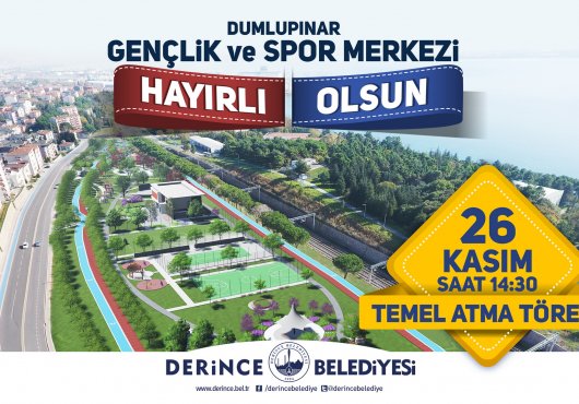 Gençlik Merkezi’nin Temeli Atılıyor.