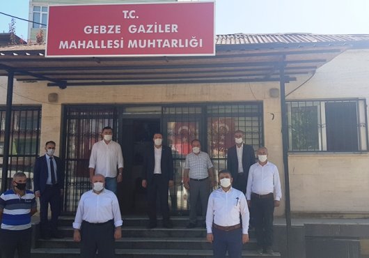 SP GEBZE'DEN, GAZİLER MAHALLE MUHTARINA ZİYARET