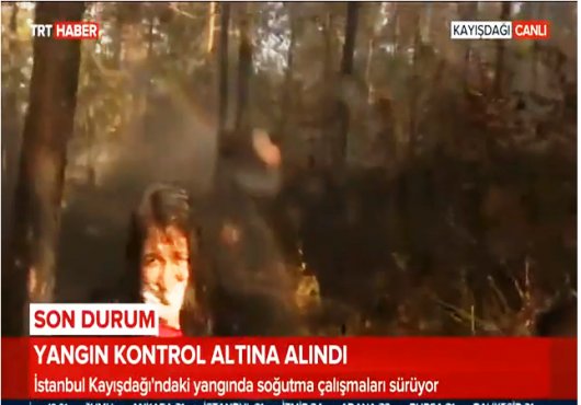 CANLI YAYINDA SIRILSIKLAM OLDU