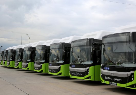 YENİ OTOBÜSLERDEN 20  TANE DAHA GELDİ
