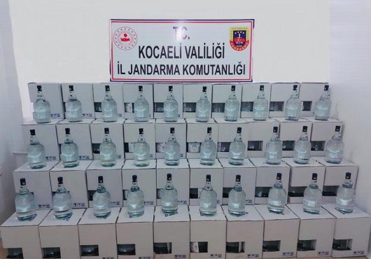 JANDARMADAN KAÇAK ALKOL OPERASYONU