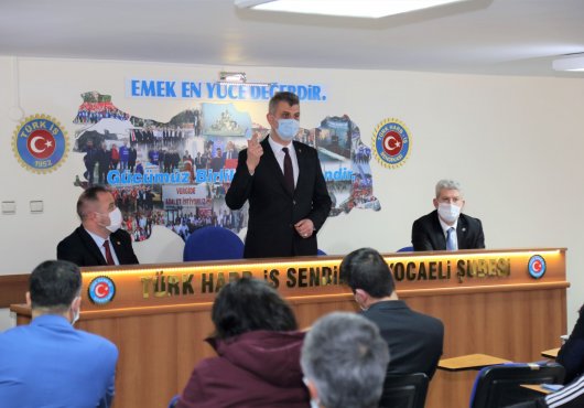 BAŞKAN SEZER HARB-İŞ SENDİKASI’NDA YAPTIĞI VE YAPACAĞI PROJELERİ ANLATTI