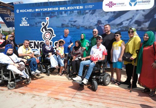 Özel bireyler Engelsiz Deniz Festivaliyle unutulmayacak bir gün yaşadı